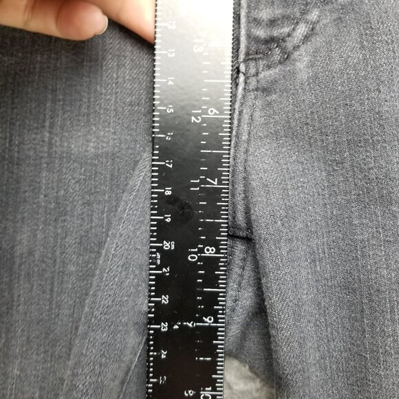 AG Adriano Goldschmied Jeans Womens 27 Gray The Stevie Slim Straight Stretch - Picture 6 of 14